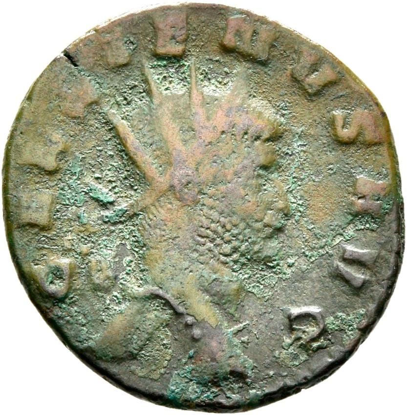 Gallienus, silver antoninianus, collection photograph Rostock-ID1054, obverse