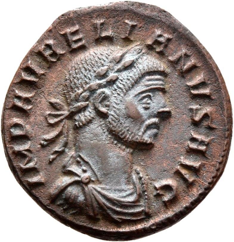 Aurelian, silver denarius, collection photograph Rostock-ID1240, obverse