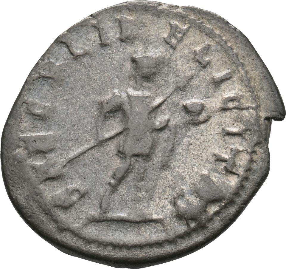 Gordian III, silver antoninianus, collection photograph Koeln-ID964, reverse