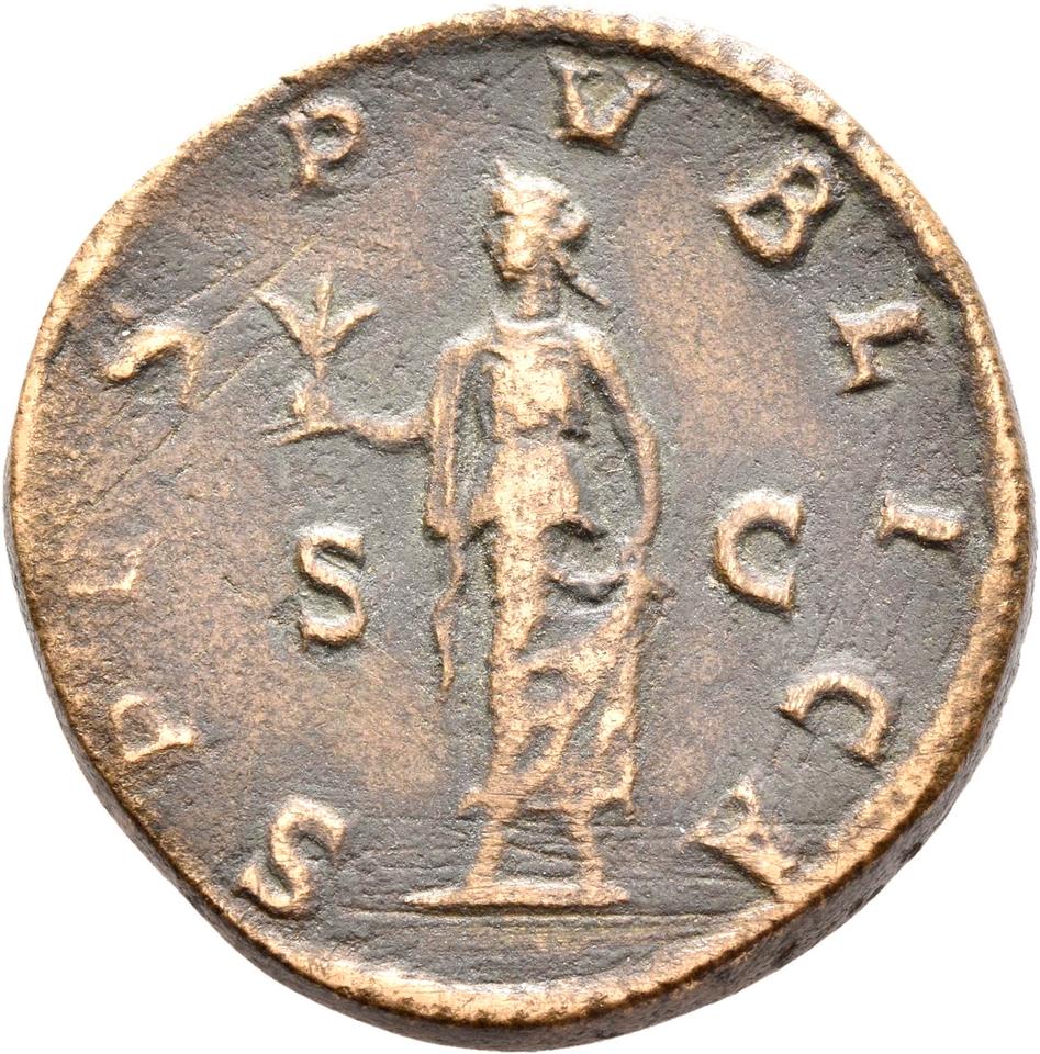 Severus Alexander, copper-alloy sestertius, collection photograph Rostock-ID207, reverse