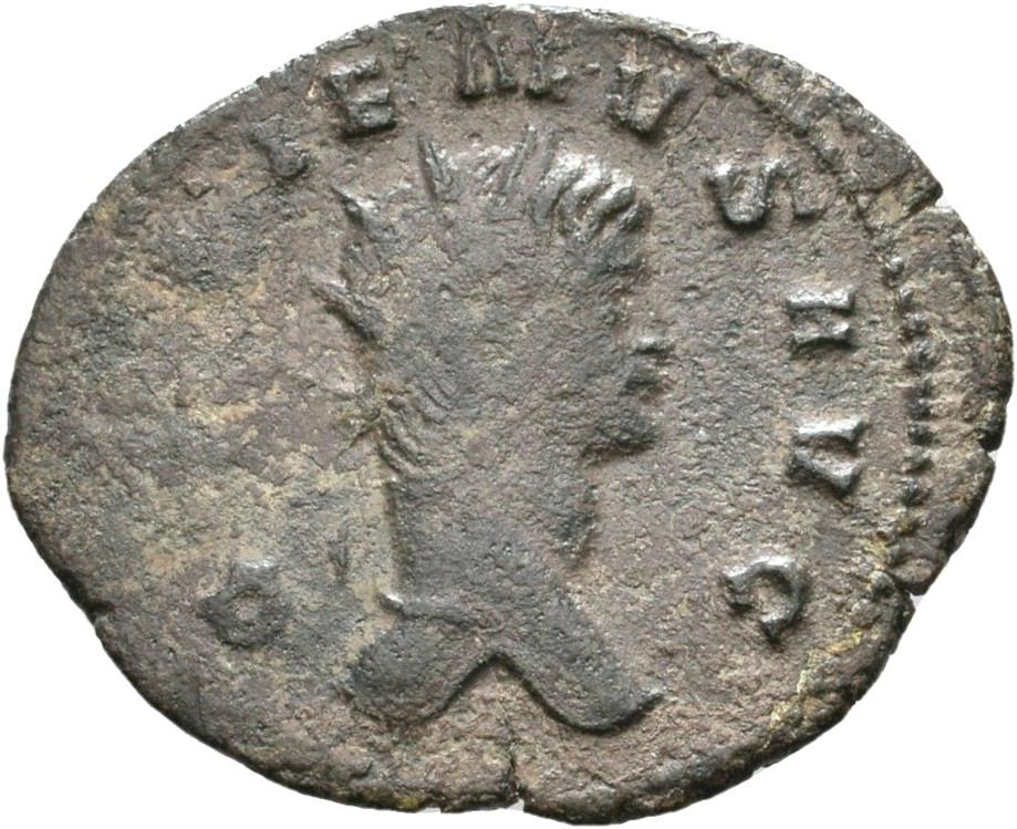 Gallienus, silver antoninianus, collection photograph Rostock-ID1069, obverse