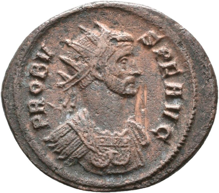 Probus, silver antoninianus, collection photograph Rostock-ID1262, obverse