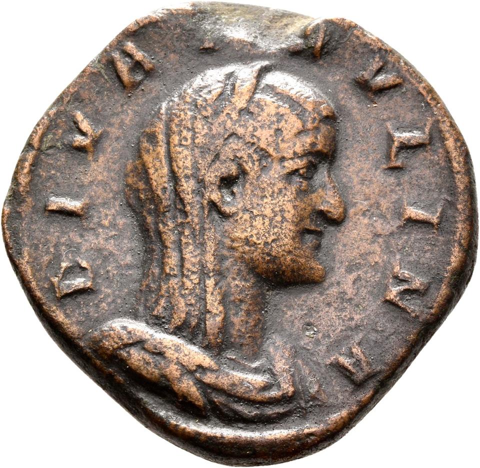 Maximinus Thrax, copper-alloy sestertius, collection photograph Rostock-ID238, obverse