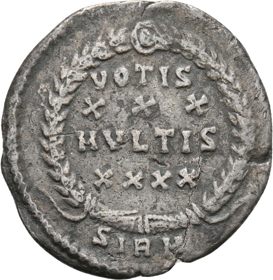 Constantius II, silver siliqua, collection photograph Koeln-ID1134, reverse
