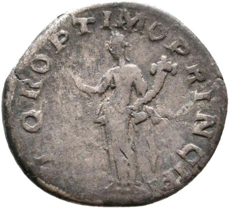 Trajan, silver denarius, collection photograph Rostock-ID333, reverse