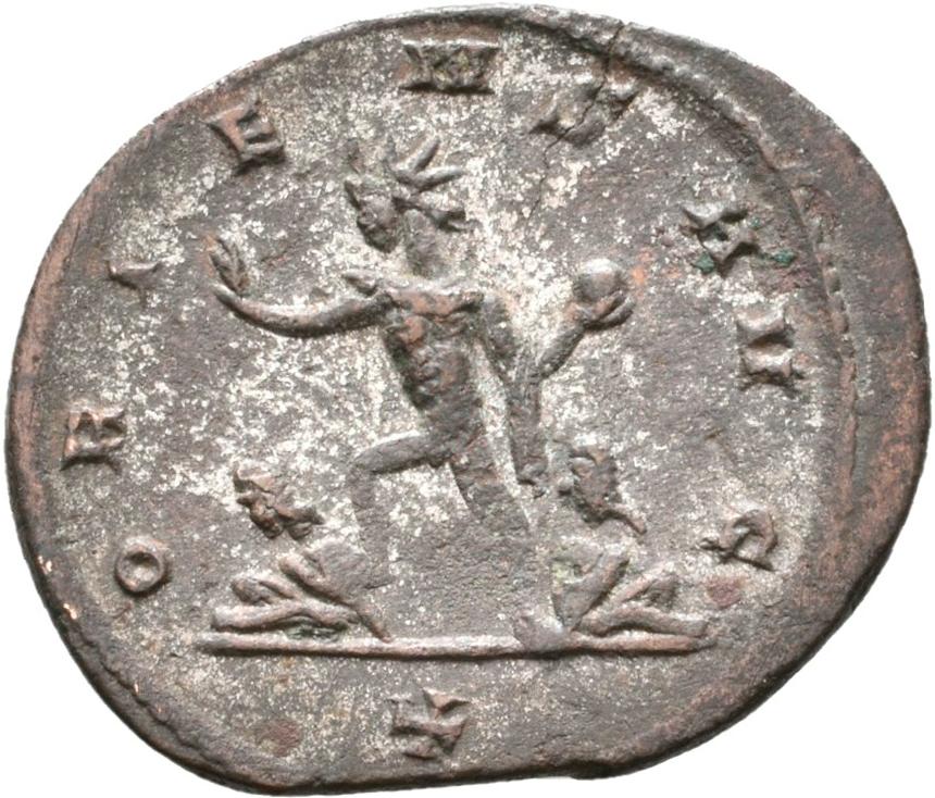 Aurelian, silver antoninianus, collection photograph Rostock-ID1239, reverse