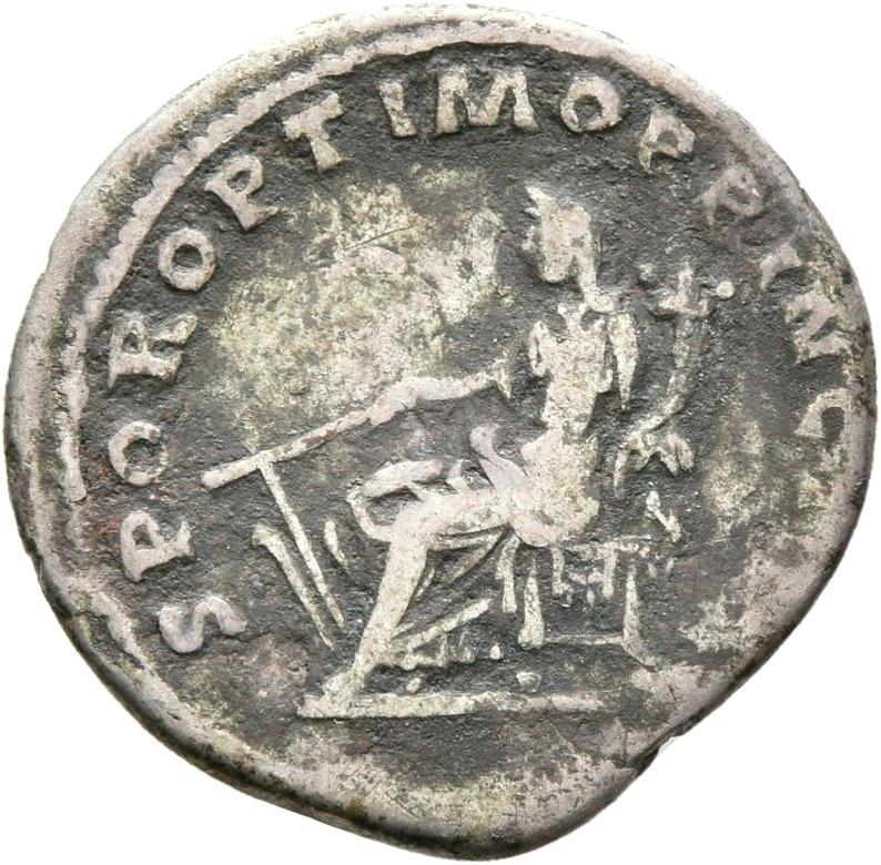 Trajan, silver denarius, collection photograph Rostock-ID114, reverse