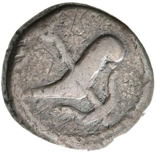Roman Republic, silver quinarius, collection photograph Rostock-ID23, reverse