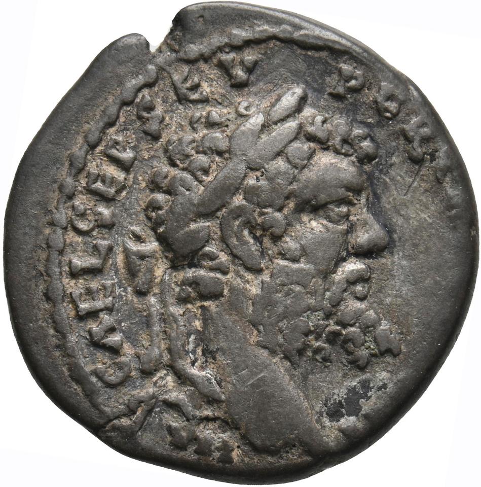 Septimius Severus, silver denarius, collection photograph Koeln-ID858, obverse