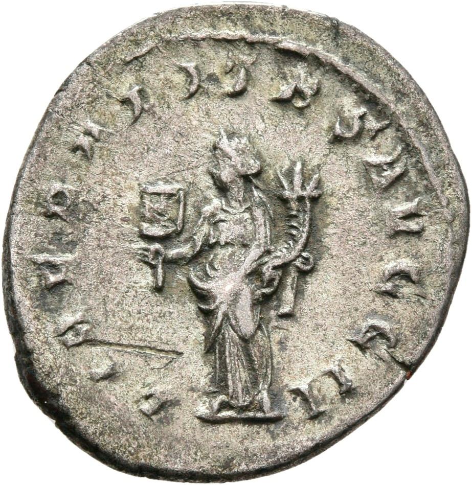 Philip the Arab, silver antoninianus, collection photograph Rostock-ID1166, reverse