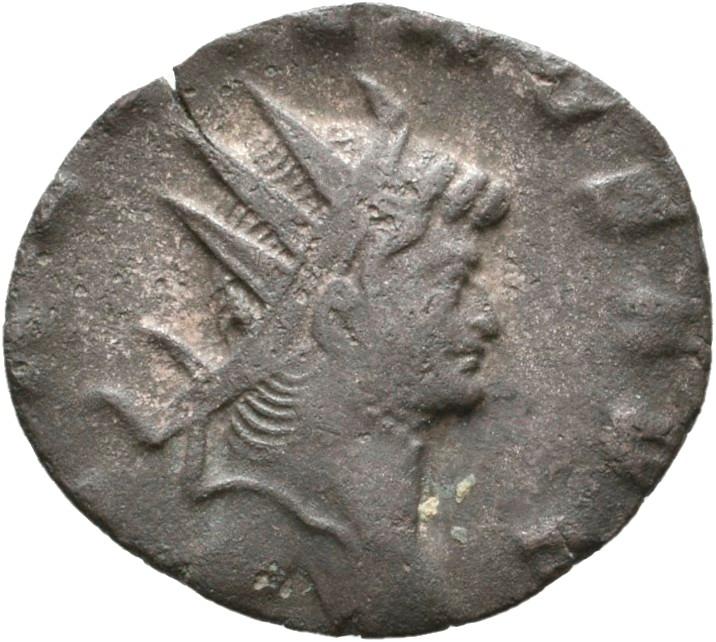 Gallienus, silver antoninianus, collection photograph Rostock-ID1144, obverse