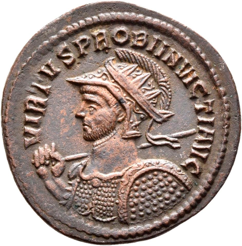 Probus, silver antoninianus, collection photograph Rostock-ID1210, obverse