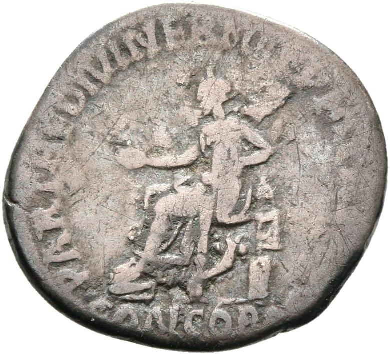 Hadrian, silver denarius, collection photograph Rostock-ID136, reverse