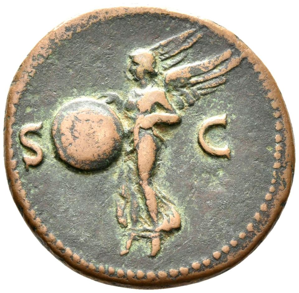 Nero, copper-alloy as, collection photograph Rostock-ID60, reverse