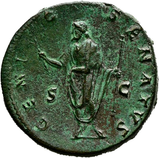 Antoninus Pius Sestertius, reverse