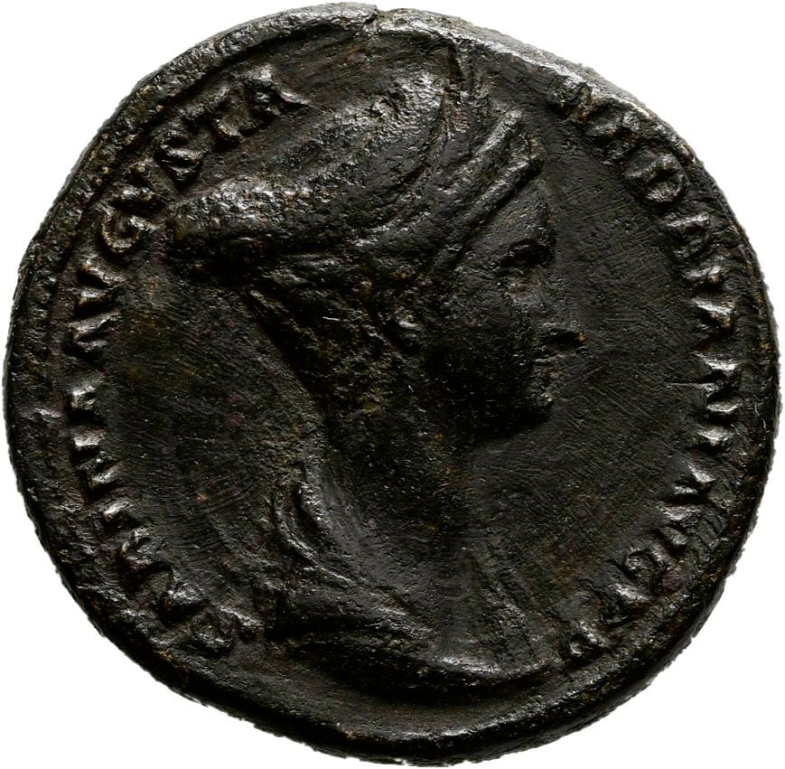 Hadrian, copper-alloy dupondius, collection photograph Hamburg-ID2802, obverse