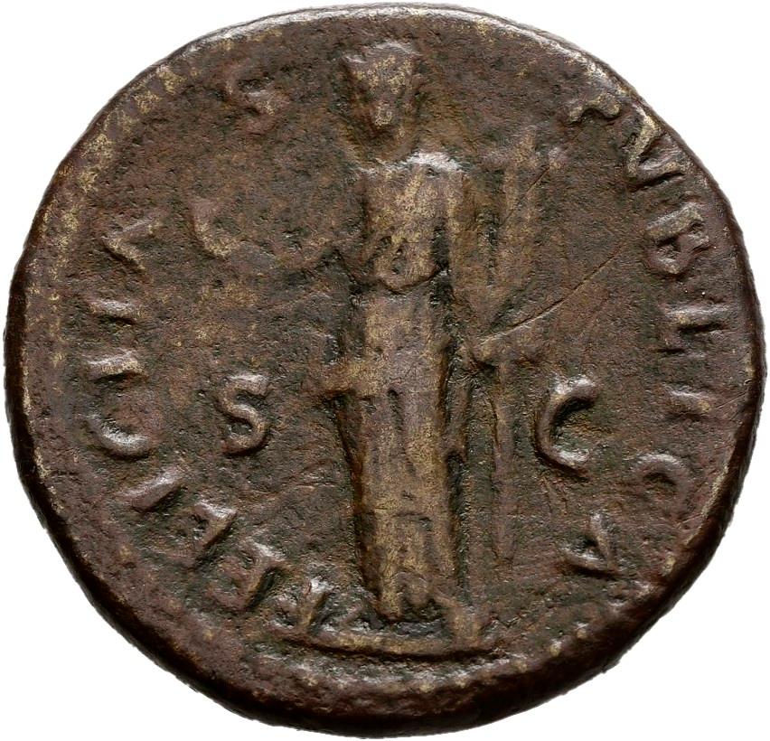 Vespasian, copper-alloy dupondius, collection photograph Hamburg-ID463, reverse