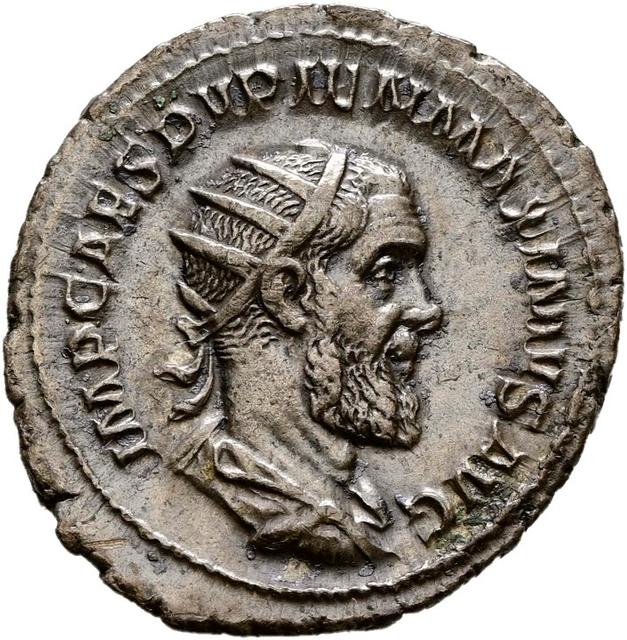 Pupienus Silver Antoninianus, obverse