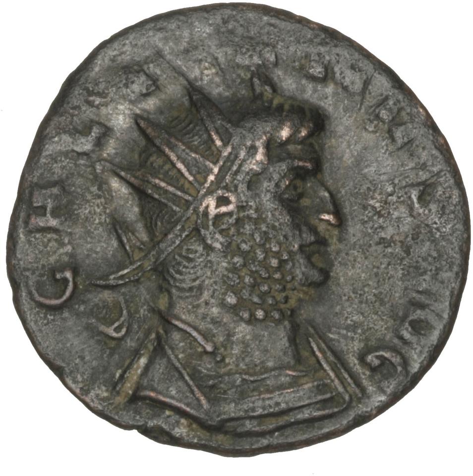 Gallienus, silver antoninianus, collection photograph Herzog-ID139, obverse