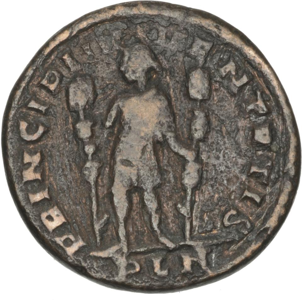 Constantine I, copper-alloy ae1, collection photograph Herzog-ID143, reverse