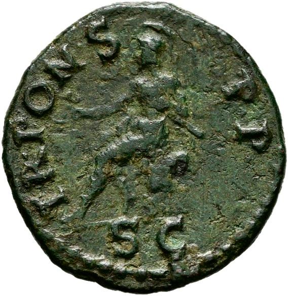 Nero, copper-alloy semis, collection photograph Hamburg-ID409, reverse