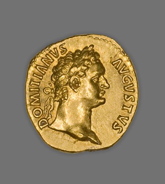 Domitian: Gold Aureus, obverse
