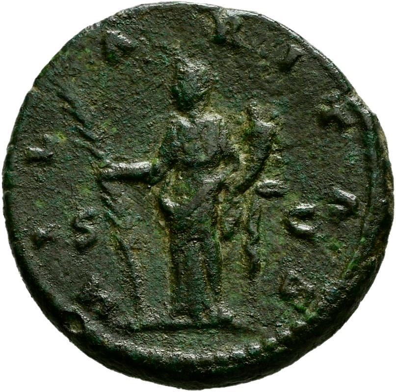 Commodus, copper-alloy as, collection photograph Hamburg-ID2815, reverse