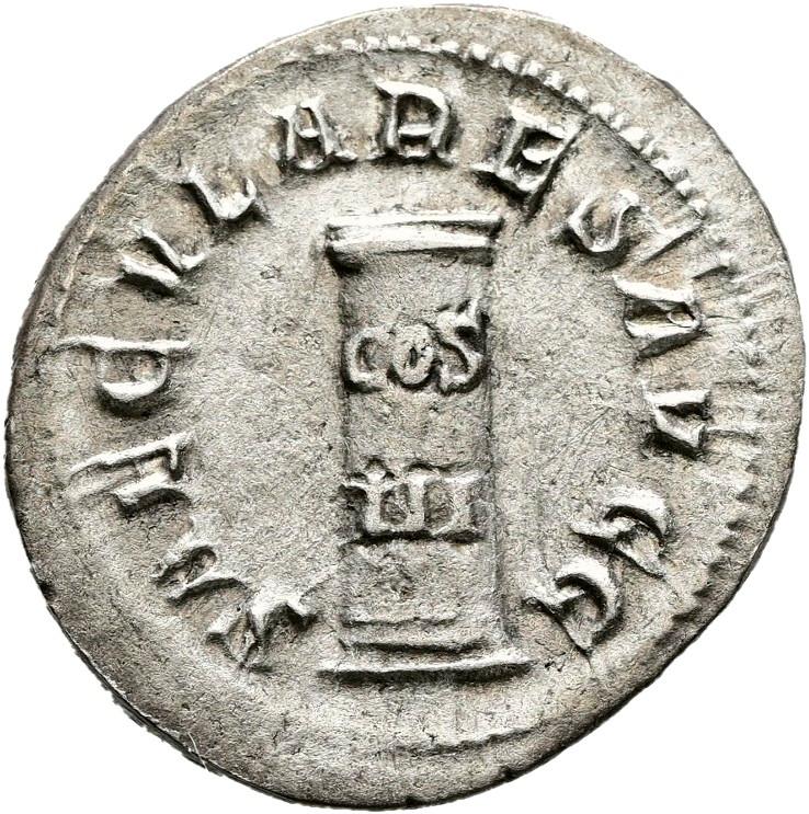 Philip the Arab, silver antoninianus, collection photograph Hamburg-ID1216, reverse