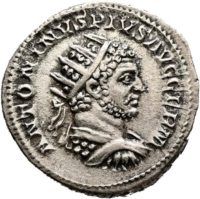 Caracalla Silver Antoninianus, obverse