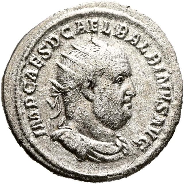 Balbinus Silver Antoninianus, obverse