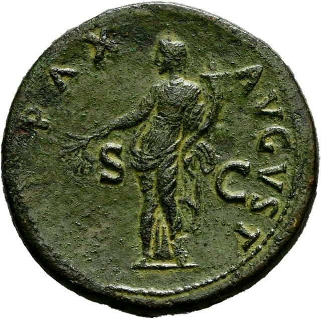 Titus Orichalcum Sestertius, reverse