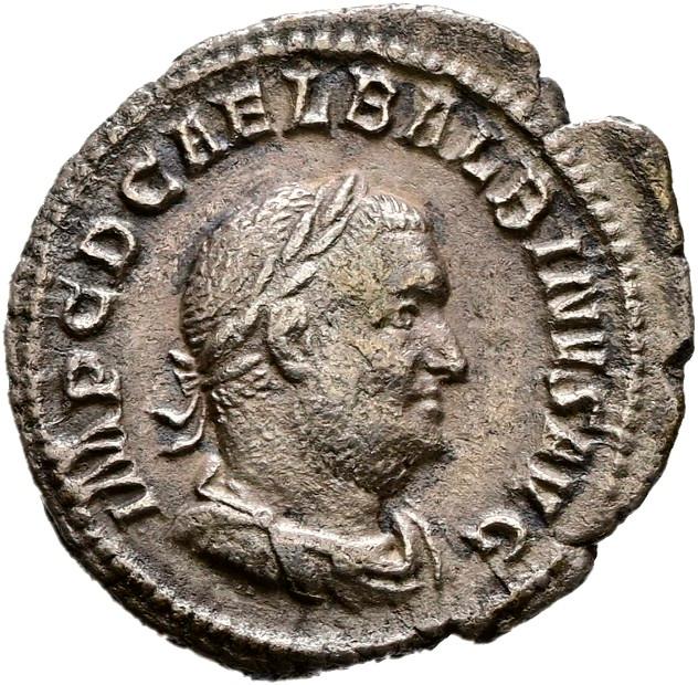 Balbinus, silver denarius, collection photograph Hamburg-ID2978, obverse