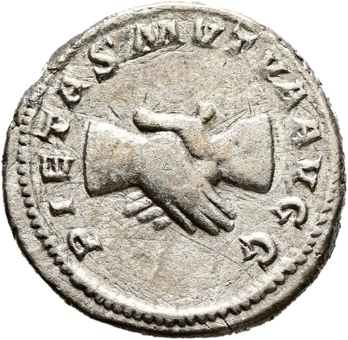 Balbinus, silver antoninianus, collection photograph Hamburg-ID1155, reverse