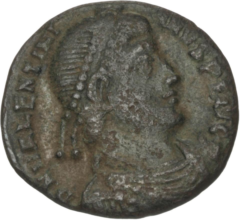 Valentinian I, copper-alloy ae3, collection photograph Herzog-ID146, obverse