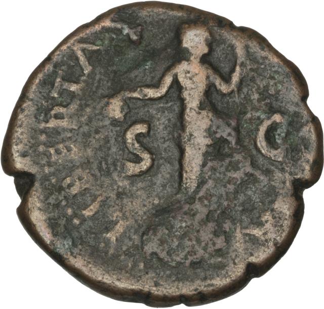 Vitellius Copper-Alloy As, reverse