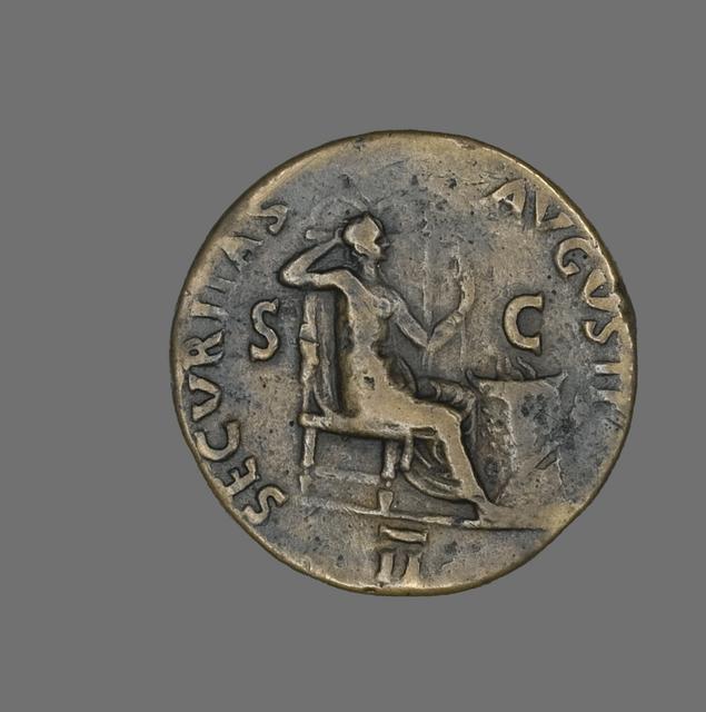 Nero, Bronze Dupondius, reverse