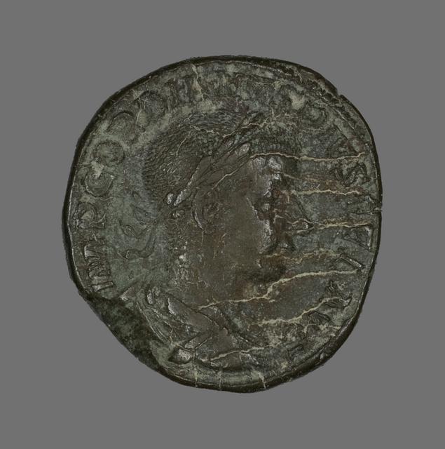 Gordian III: Roman Imperial Bronze Sestertius Coinage (238-244 AD), obverse