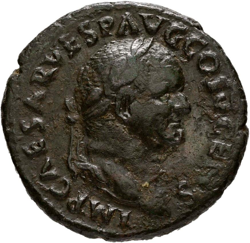 Vespasian, copper-alloy as, collection photograph Hamburg-ID464, obverse