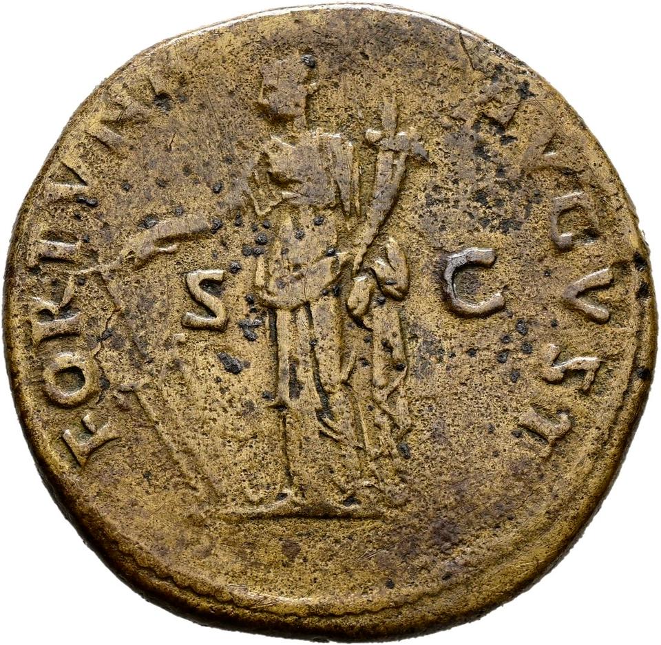 Nerva, copper-alloy sestertius, collection photograph Hamburg-ID540, reverse