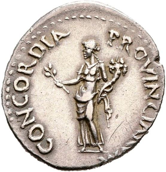 Galba, silver denarius, collection photograph Hamburg-ID3361, reverse