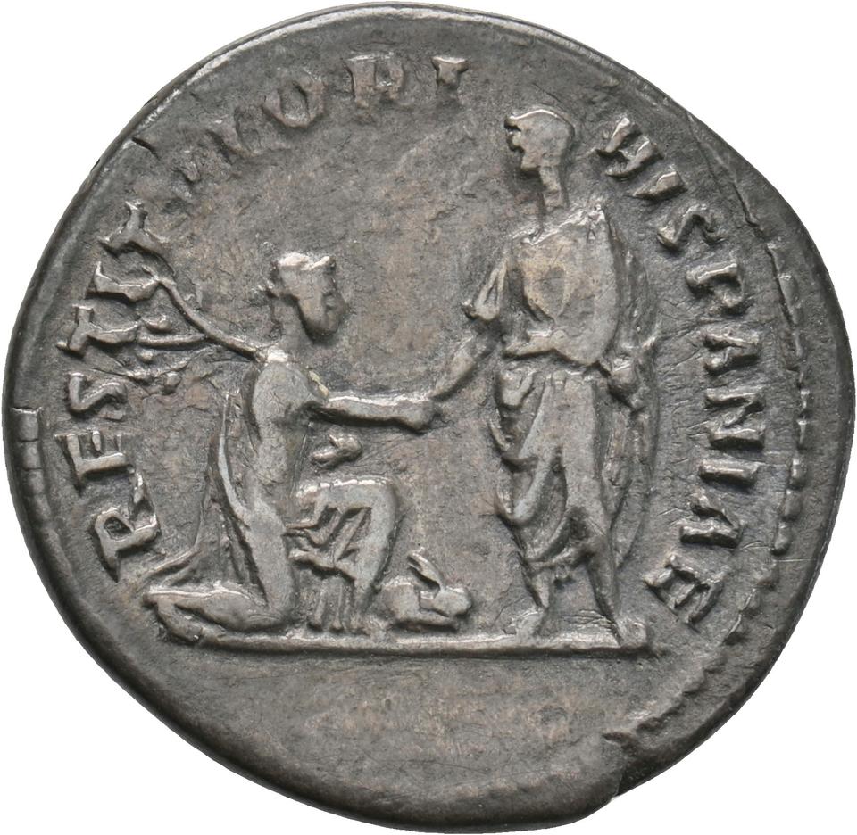 Hadrian, silver denarius, collection photograph Koeln-ID723, reverse