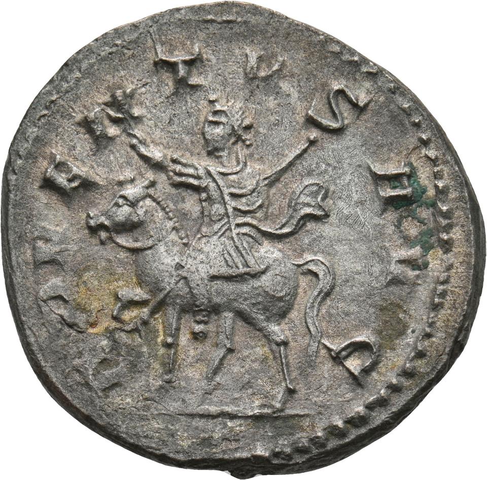 Trebonianus Gallus, silver antoninianus, collection photograph Koeln-ID990, reverse