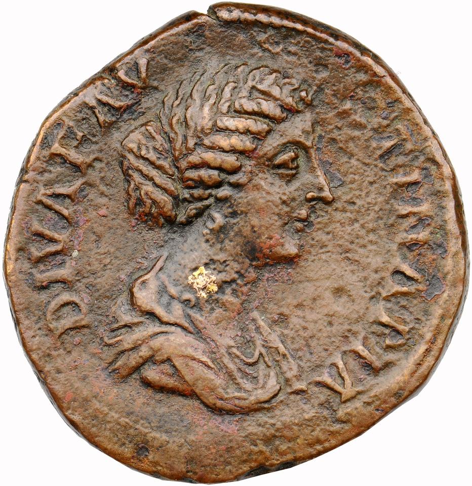 Marcus Aurelius, copper-alloy sestertius, collection photograph Muenster-ID665, obverse