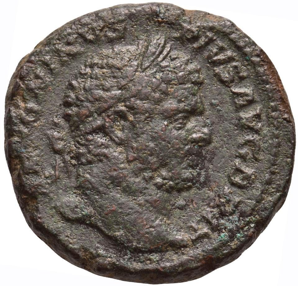 Caracalla, copper-alloy as, collection photograph Koeln-ID876, obverse