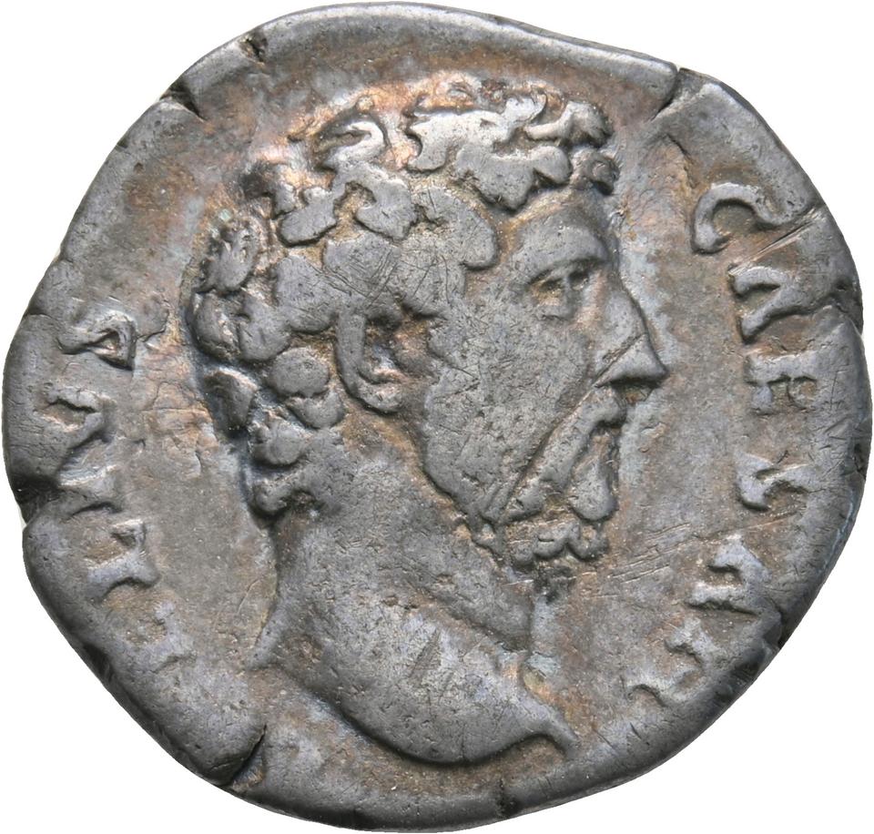 Hadrian, silver denarius, collection photograph Koeln-ID740, obverse