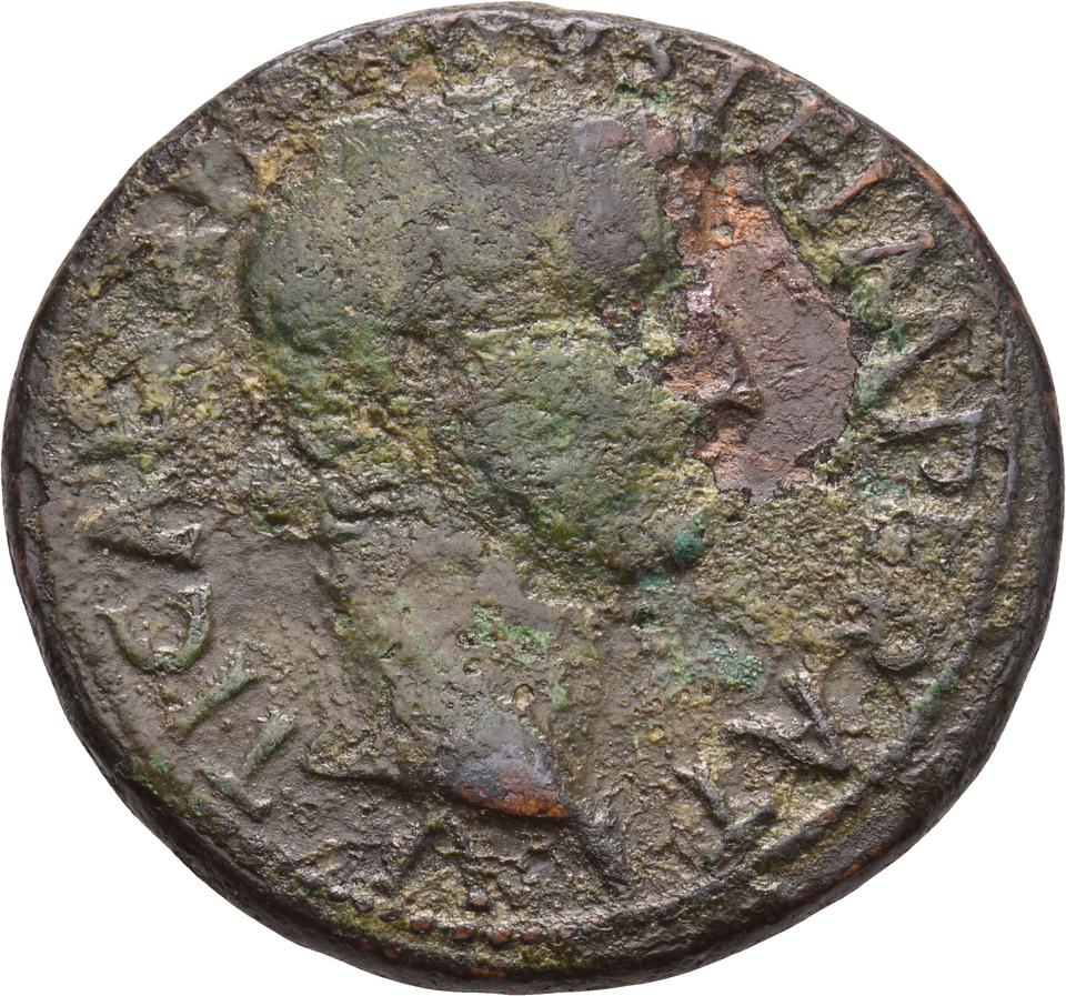 Augustus, copper-alloy as, collection photograph Koeln-ID579, obverse