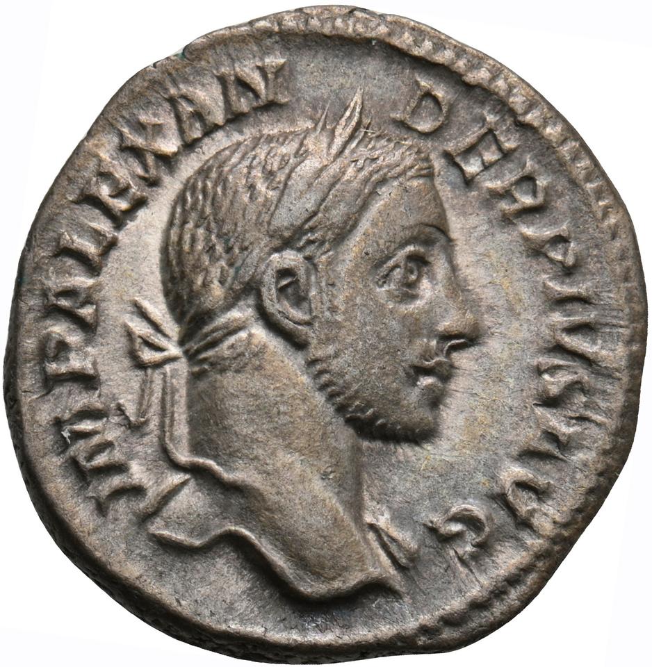 Severus Alexander, silver denarius, collection photograph Koeln-ID923, obverse