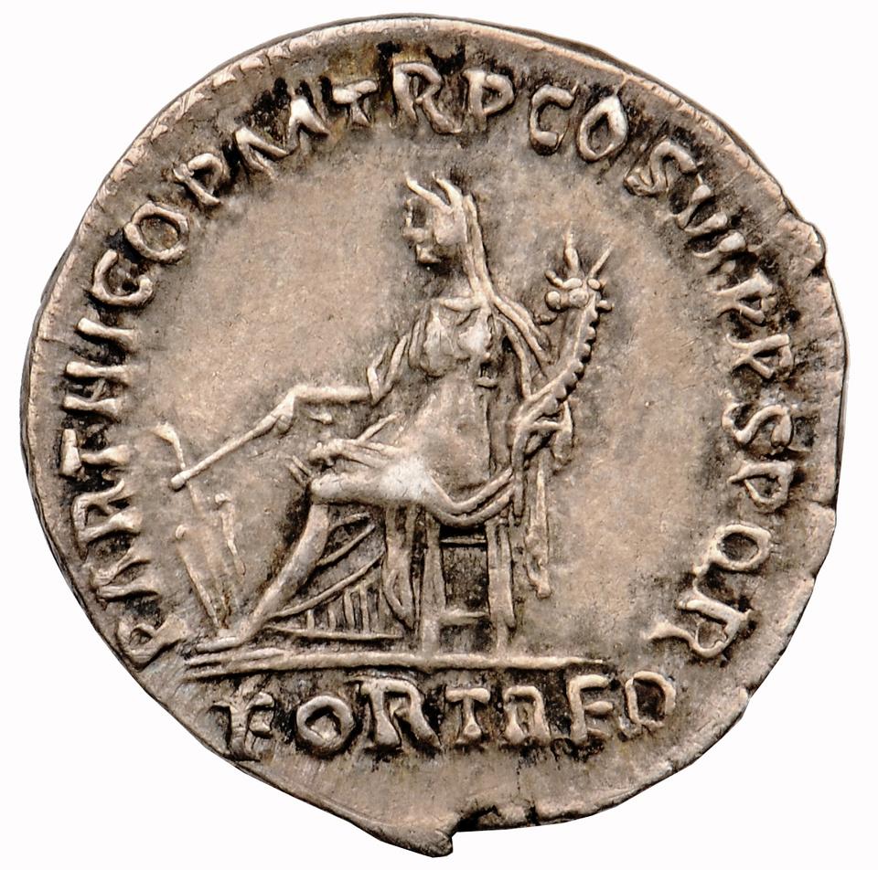 Trajan, silver denarius, collection photograph Muenster-ID311, reverse