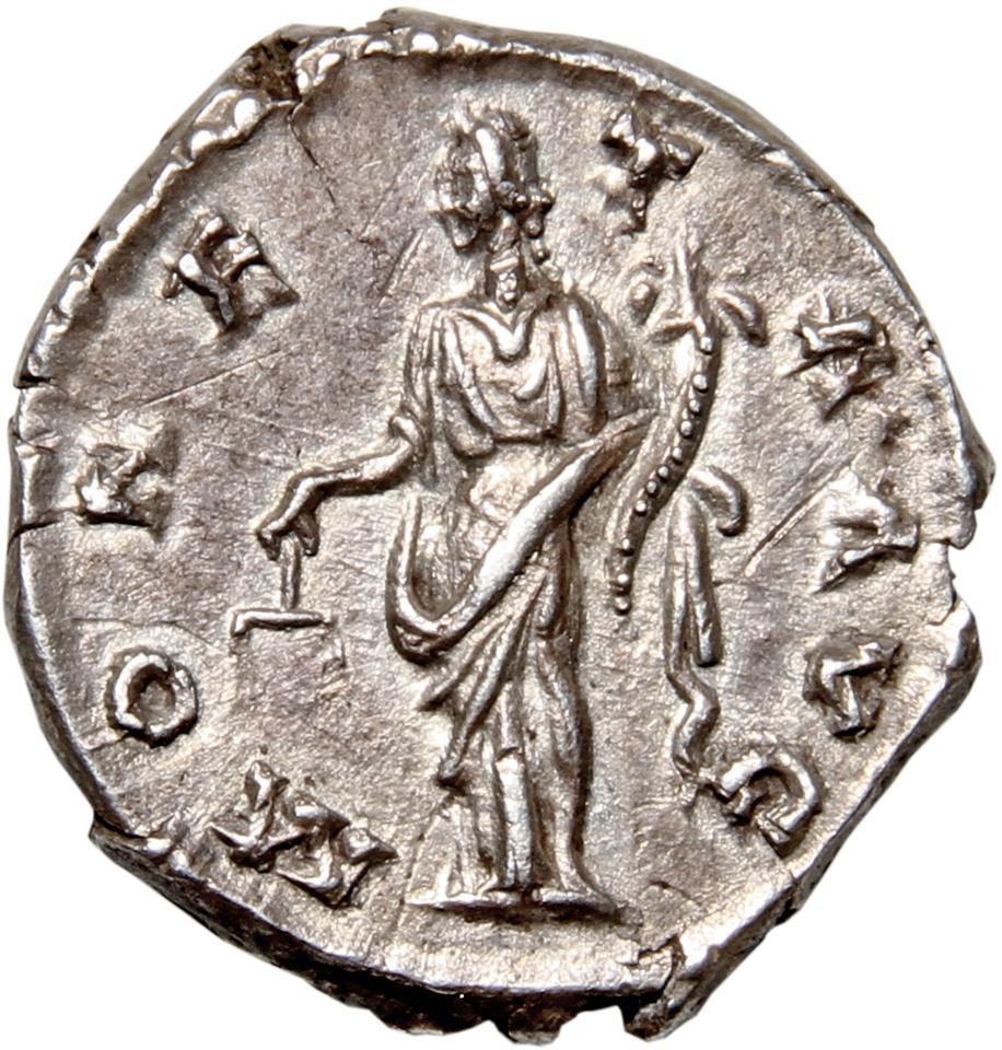 Antoninus Pius, silver denarius, collection photograph Muenster-ID74, reverse