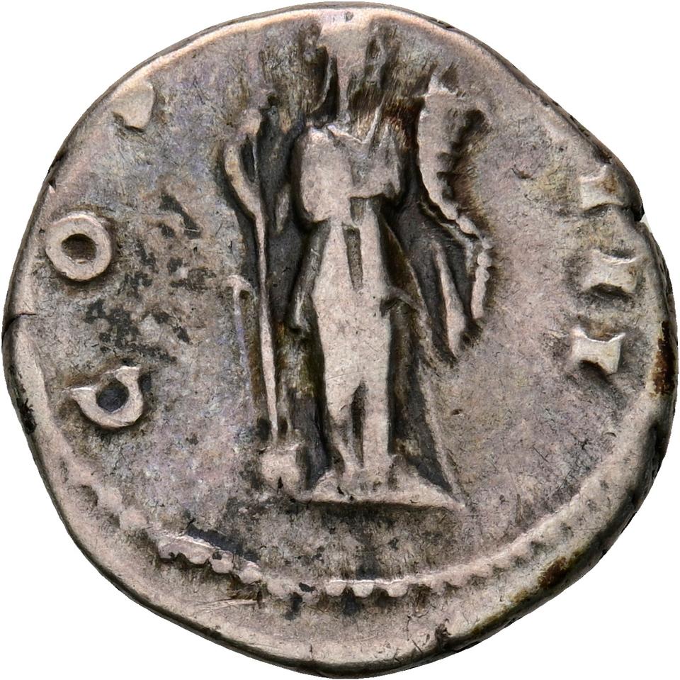 Antoninus Pius, silver denarius, collection photograph Koeln-ID1332, reverse